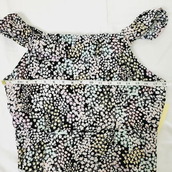 To Be Spoiled NWT Floral Side Slit Midi Maxi Dress - Sundress Sz XL - Picture 11 of 14